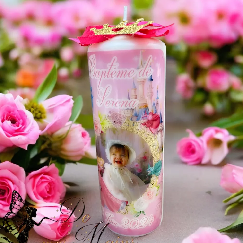 Bougie pilier Princesse