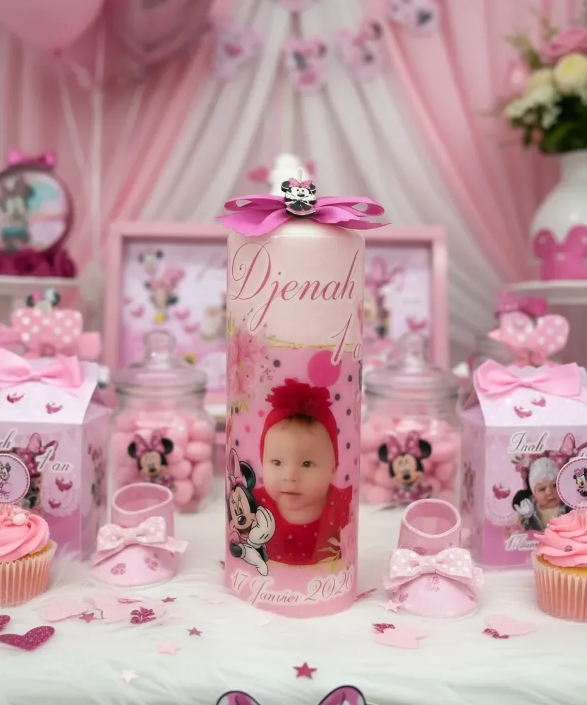 Bougies pilier Minnie