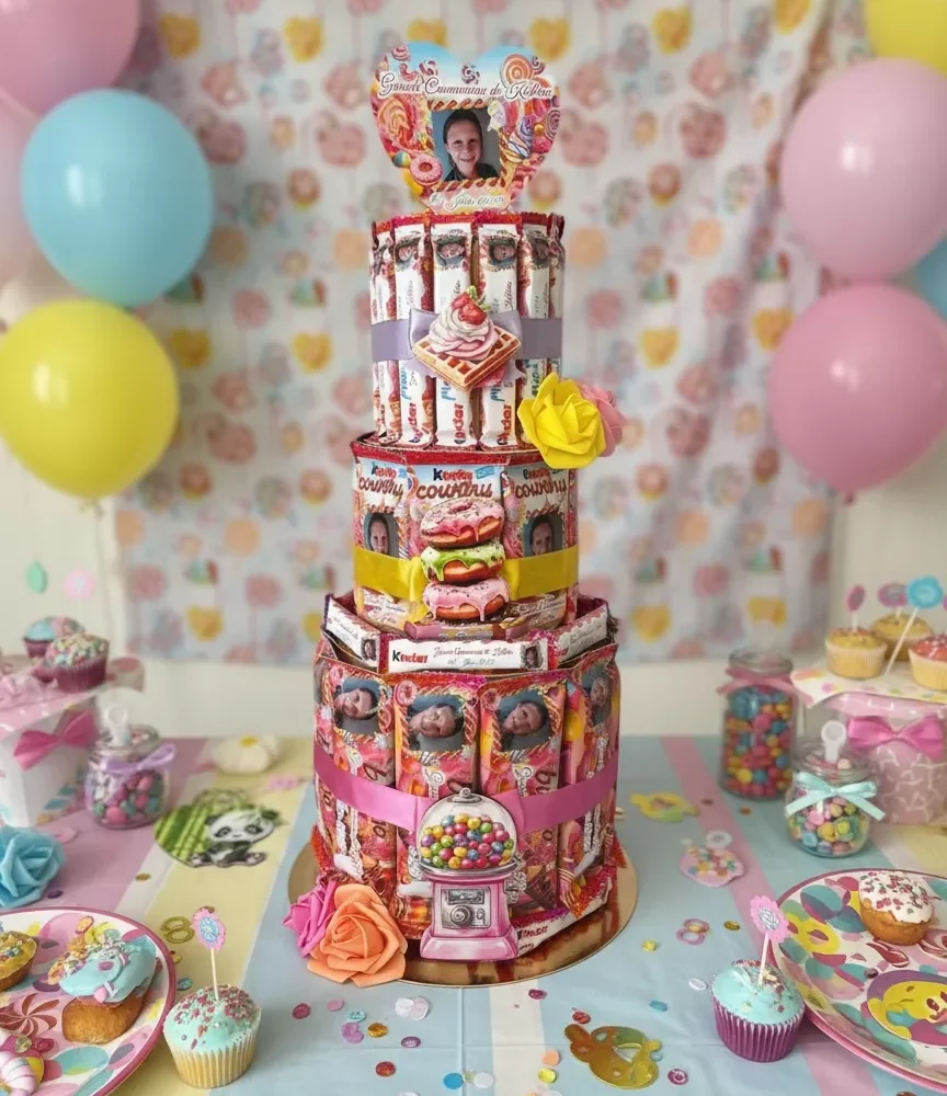 Pièce montée Kinder gourmandise