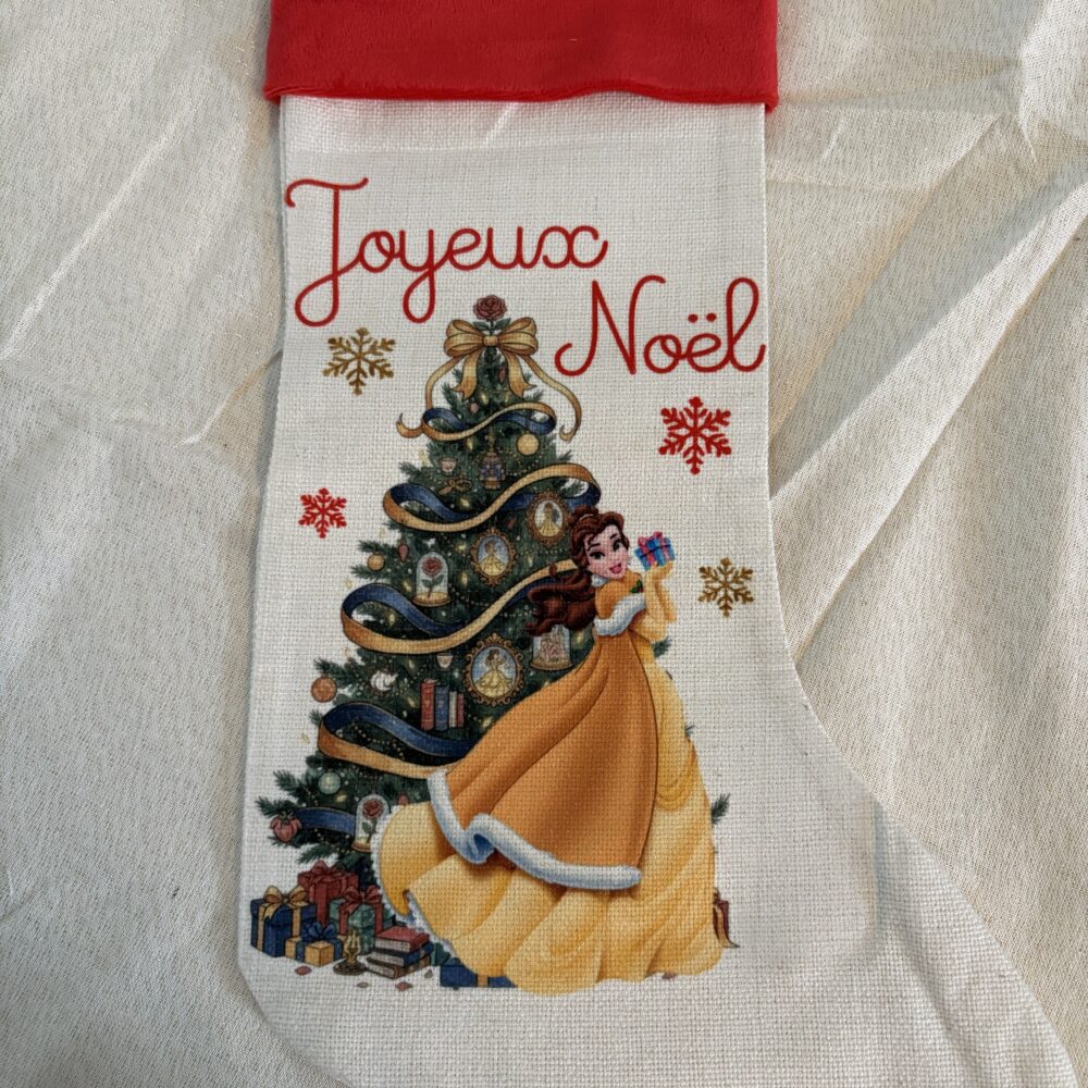 Chaussette de Noël personnalisée belle