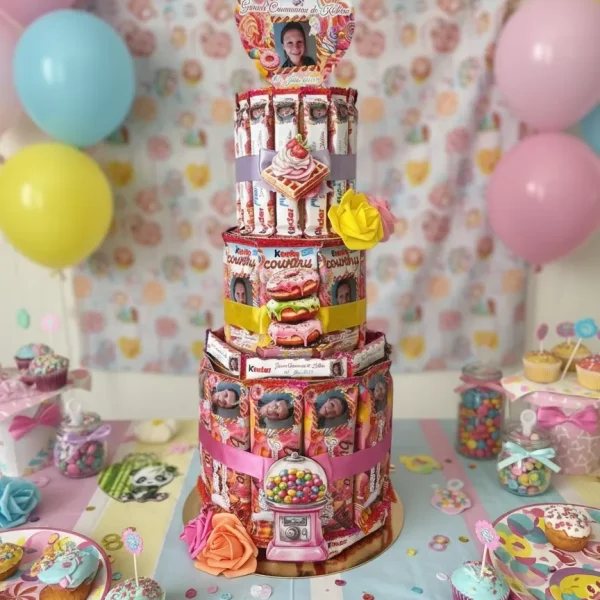 Pièce montée Kinder gourmandise