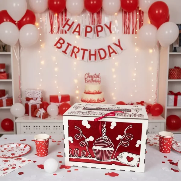 Urne bois gravée anniversaire